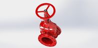 Κόκκινο εποξικό ντυμένο Handwheel ενεργοποίησε το αρίστης ποιότητας λάστιχο διαθέσιμο