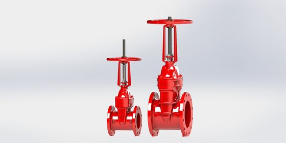 UL FM Gate Valve με στεγανοποίηση EPDM και επικάλυψη εποξειδικής ρητίνης για συστήματα πυρόσβεσης