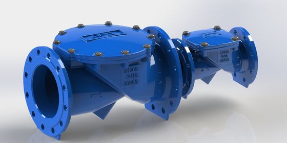 DN50-700 Κεφάλαια ελέγχου Swing Flex με υλικό σφραγίδας EPDM και άκρη σύνδεσης φλάντζης PN16 για έλεγχο ροής αγωγών νερού