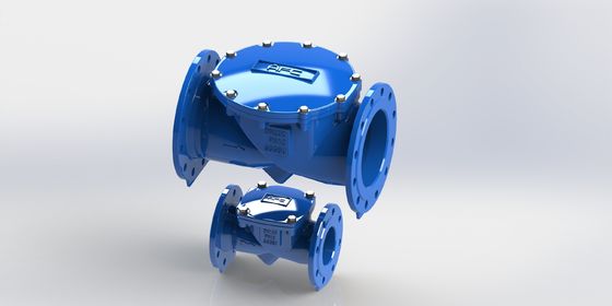 EN12266 Δοκιμαστική πρότυπη βαλβίδα ελέγχου flex swing με τύπο σύνδεσης φλάντζας και υλικό σφραγίδας EPDM για τον έλεγχο βιομηχανικών υγρών