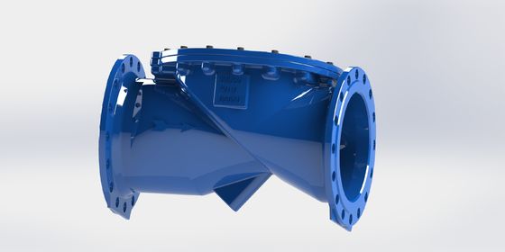 DN50-700 EN12266 Πιστοποιημένη ευέλικτη σιδερένια βαλβίδα ελέγχου για εφαρμογές νερού