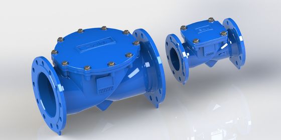 EN12266 Εγκεκριμένη βαλβίδα αντεπιστροφής Swing Flex με υλικό στεγανοποίησης EPDM και φλάντζα PN10,PN16 για εφαρμογές νερού