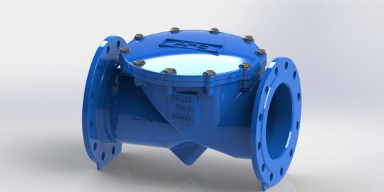 DN50-700 Κεφάλαια ελέγχου Swing Flex με σύνδεση φλάντζης PN10 και σφραγίδα EPDM για βιομηχανικά συστήματα υγρών