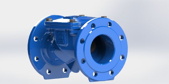 PN16 Valvă de reținere cu clapetă, cu flanșă și certificare ISO pentru uz industrial