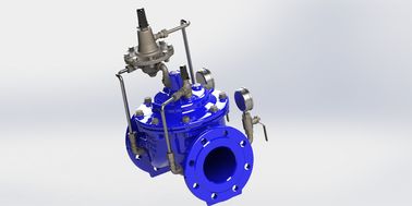 Βαλβίδα ροής πλήρους θυρίδας SS304 Pilot Material A400